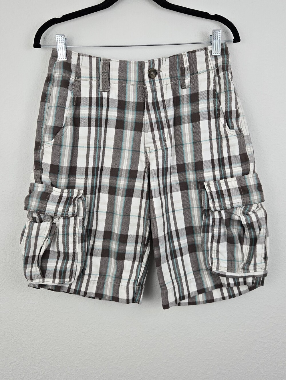 Y2k Mossimo Supply Co. Plaid Cargo Shorts